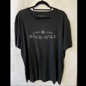 John Varvatos USA Long Live Rock N Roll tee XXL